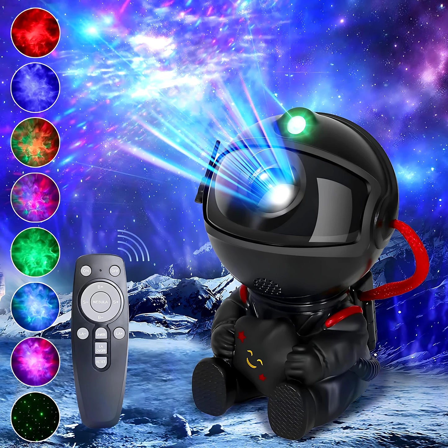 Star Projector Galaxy Night Light Astronaut Space Projector Starry Nebula Ceiling LED Lamp for Bedroom Home Decorative kids gift - ShoreCo.Shop