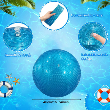 1pc Colorful Pearl Beach Ball Inflatable Beach Ball, Suitable For Beach Pool Party Games    Your Coastal Marketplace | Shoreshopper.com