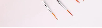 Artist Paint Brush 6 Pcs Set Thin Pen Extra Long Fine Point Liner Tip #000#00#0#1#2#3, Scale Models Nail Acrylic Oil Watercolor    Home Decor Supply | Online Retail | ShoreShopper.com