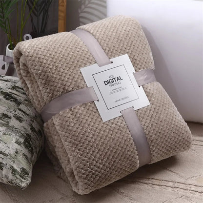 Fluffy Coral Velvet Blanket Flannel Plush Comfortable Thickened and Warm Soft Sofa Throw Blanket for Air-Conditioned Room Luxury    Your Coastal Marketplace | Shoreshopper.com
