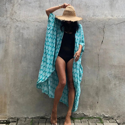 Beach Dress Tunic Cover up Embroidery Kaftan Saida de Praia Women Bikini Cover-up Pareo Sarong Beachwear    Your Coastal Marketplace | Shoreshopper.com