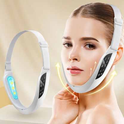 Electric V Face Lifting Beauty Device 6 Modes 8 Levels EMS Micro-current Firming Facial Massager Double Chin Removal Skin Care - ShoreCo.Shop