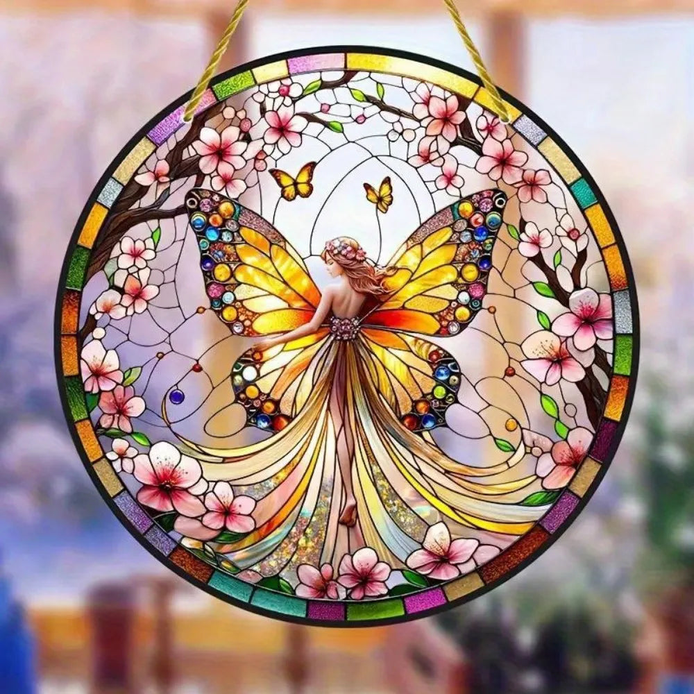 Enchanting Elf Fairy Acrylic Sun Catcher Window Door Display, Seasonal Summer Decor - for Home, Bar, for Daily Christmas Decor    Your Coastal Marketplace | Shoreshopper.com