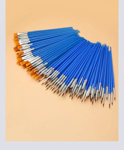 10/20/50Pcs Painting Brushes Set Art Round / Flat Brushs Nylon Hair Paint Brushes Pen for Oil Acrylic Watercolor Art Supplies    Home Decor Supply | Online Retail | ShoreShopper.com