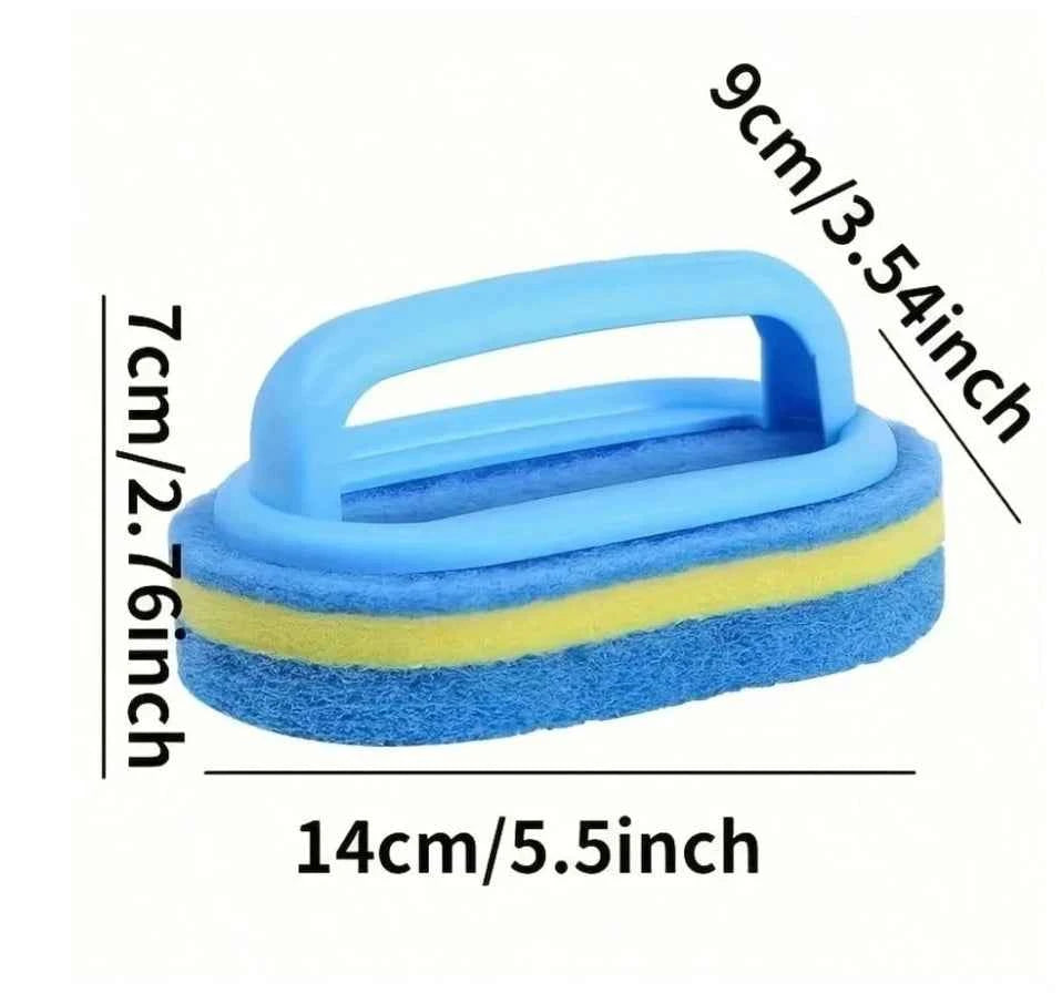 Cleaning sponge for bathroom, tile and glass stain removal - wiping brush commercial cleaning service/store