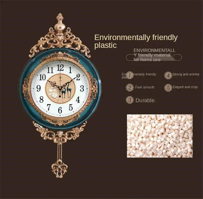 Large Luxury Gold Wall Clock Living Room Silent Creative Swing Wall watches Bedroom Quartz Clocks Wall Home Decor    Home Decor Supply | Online Retail | ShoreShopper.com