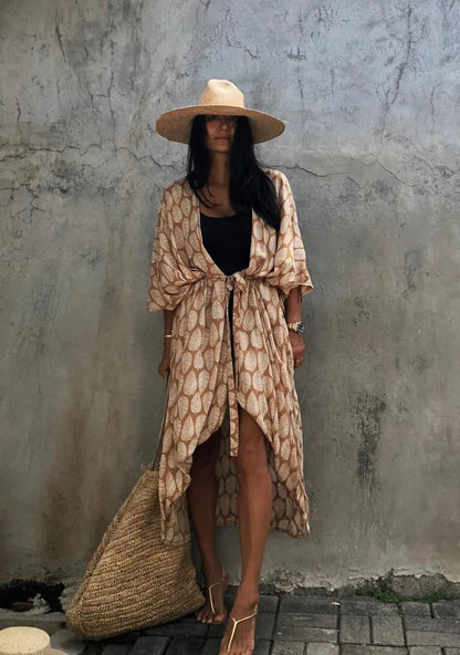 Beach Dress Tunic Cover up Embroidery Kaftan Saida de Praia Women Bikini Cover-up Pareo Sarong Beachwear    Your Coastal Marketplace | Shoreshopper.com