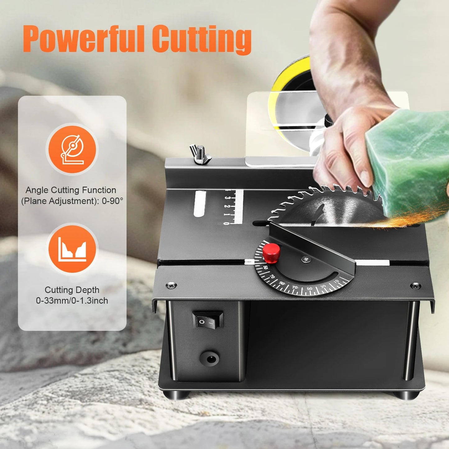 200W Cutting Tool Machine  Mini Table Saw  Multi-Functional Cutting Bench    Home Decor Supply | Online Retail | ShoreShopper.com