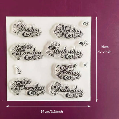 Father's Day & Birthday Clear Stamps Set Sentiment & Party Element Stamps for Card Making, Scrapbooking Wedding & Celebration DI    Your Coastal Marketplace | Shoreshopper.com