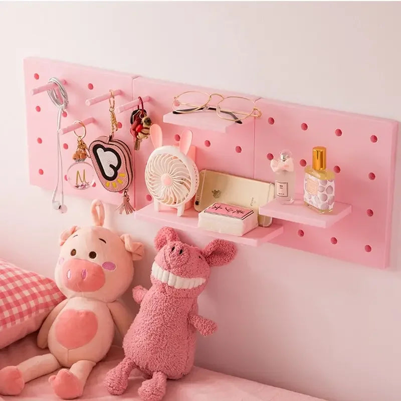 Home Decor Wall Shelves Decoration Hole Board Wall Storage Rack Storage Shelf Kitchen Bedroom Hanging Wall Shelves Wall Decor    Home Decor Supply | Online Retail | ShoreShopper.com