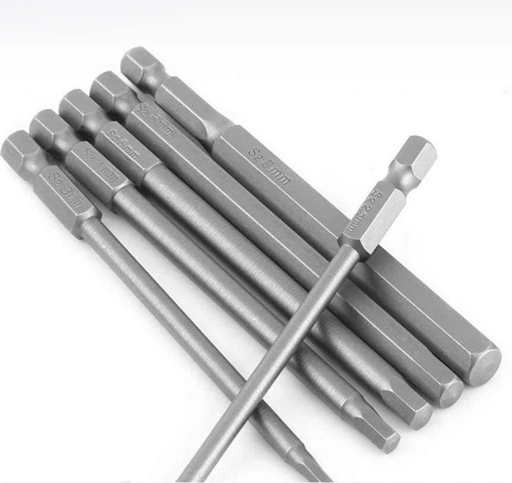 8pcs 100mm Hex Head Allen Wrench Drill Bits Set SAE Metric Allen Electric Hexagonal Bit Screwdriver Socket Bit Power Tool Parts    Home Decor Supply | Online Retail | ShoreShopper.com
