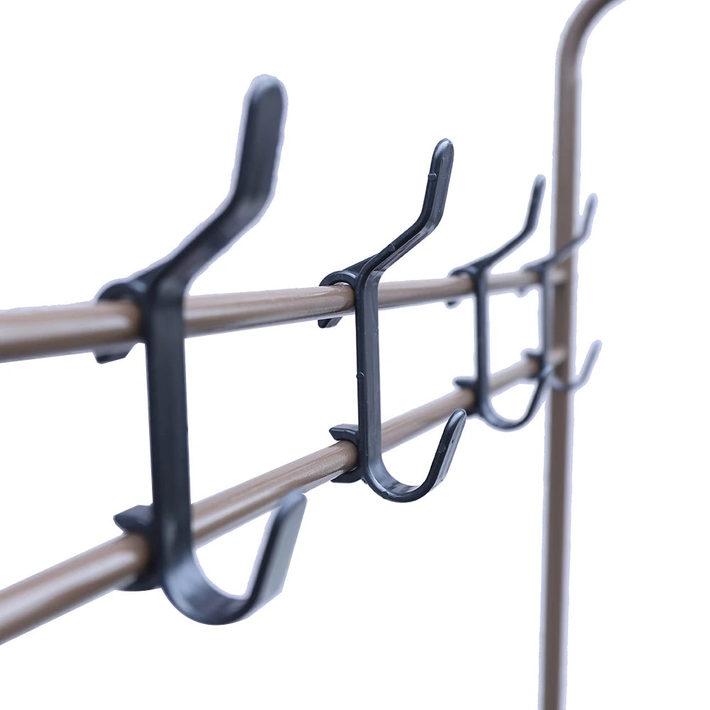 Independent Hanger Brown Metal Shoe Hanger 4 Hooks Clothes Rack Clothes Hangers Coat Hanger Stand Wardrobe Stand    Home Decor Supply | Online Retail | ShoreShopper.com