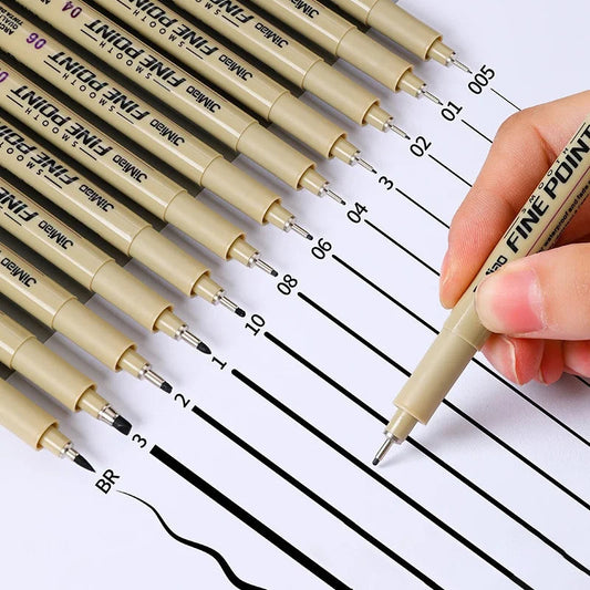 Line Drawing Pen Art Pigment Ink Drawing Waterproof Art Architecture School Supplies Paint Brushes Pinceles Painting Supplies    Home Decor Supply | Online Retail | ShoreShopper.com