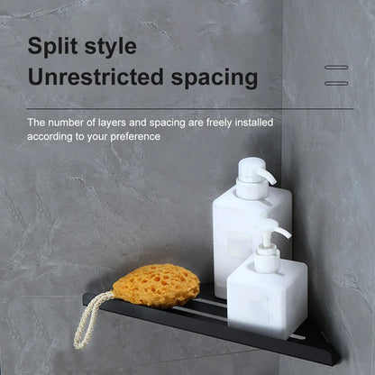 Bathroom Shelf Corner Shower Shelf No Drilling 304 Stainless Steel Corner Organizer Storage Heavy-Duty Hollow Shampoo Rack    Home Decor Supply | Online Retail | ShoreShopper.com