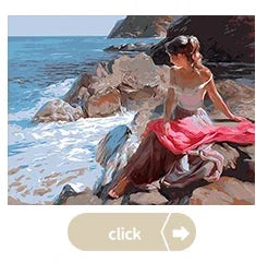 DIY Paint by Numbers Kit for Adults - Natural Scenery & Botanical Canvas Art    Home Decor Supply | Online Retail | ShoreShopper.com