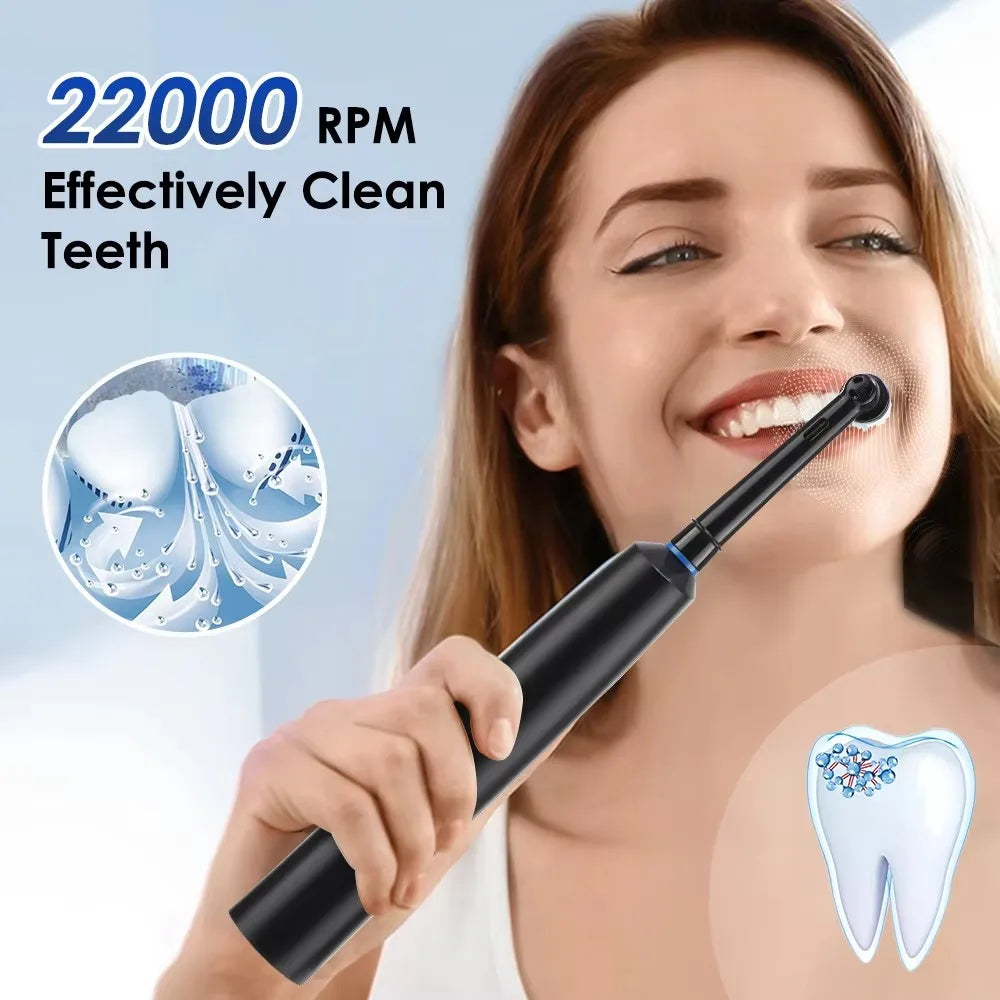 Compatible with Oral B Sonic Electric Toothbrush Smart Ultrasonic Dental Teeth Whitening Rechargeable Adult Tooth Brush 3 Head - ShoreCo.Shop