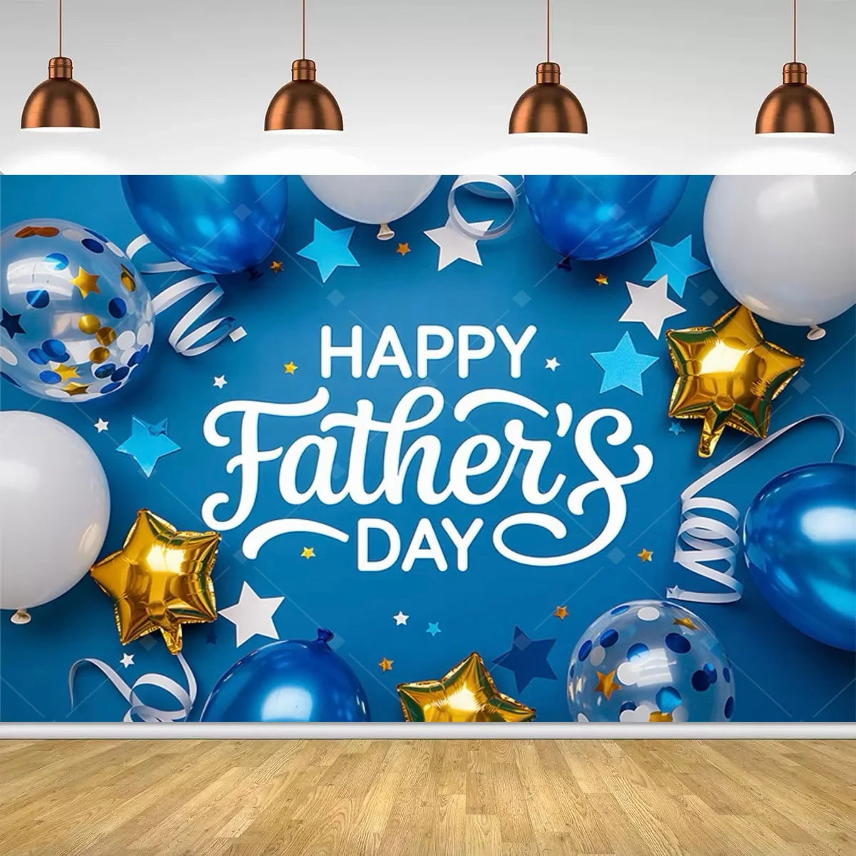 Spanish Feliz Dia Papa Backdrop Father's Day Photo Background Balloon Mustache Tie Banner Dad Party Decoration  Booth Props    Your Coastal Marketplace | Shoreshopper.com