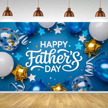 Spanish Feliz Dia Papa Backdrop Father's Day Photo Background Balloon Mustache Tie Banner Dad Party Decoration  Booth Props    Your Coastal Marketplace | Shoreshopper.com