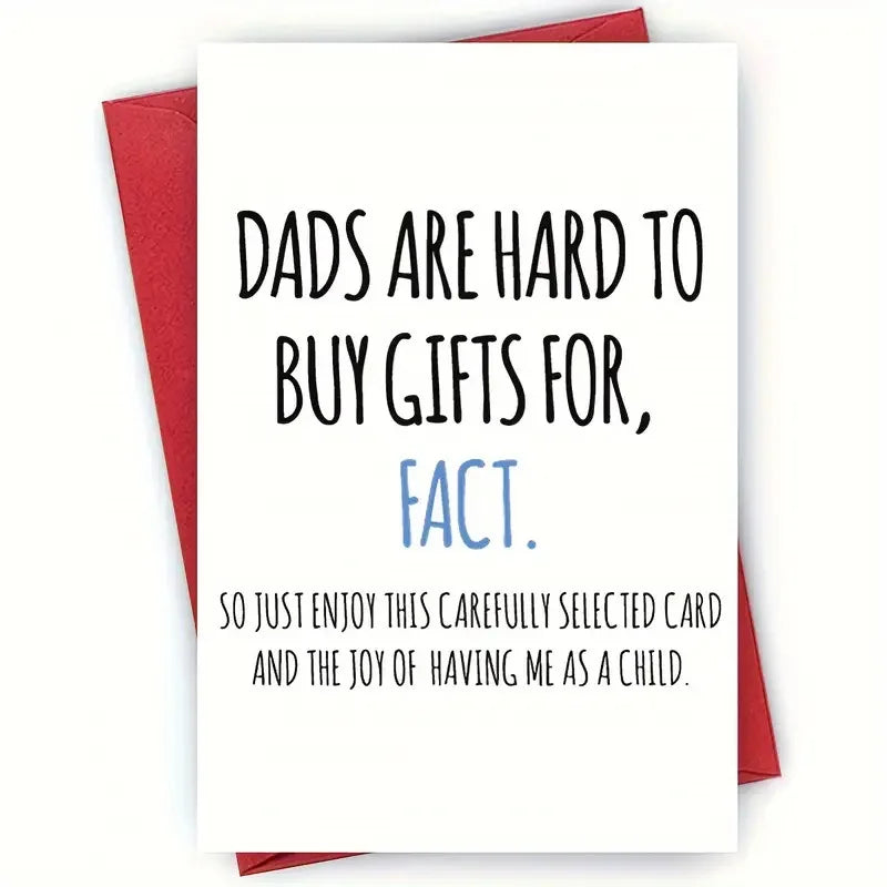 1 Fun Father's Day Card Dad I'm Sure I'm The Only Gift You Need for Father's Day Birthdays and Holiday Celebrations    Your Coastal Marketplace | Shoreshopper.com