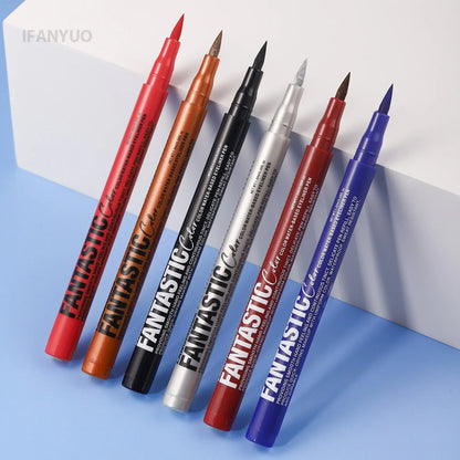 Red Wine Black Waterproof Eyeliner Pencil Untra-fine Liquid Eye Liner Pen Quick Dry Long Lasting Non Smudge Makeup Cosmetics - ShoreCo.Shop