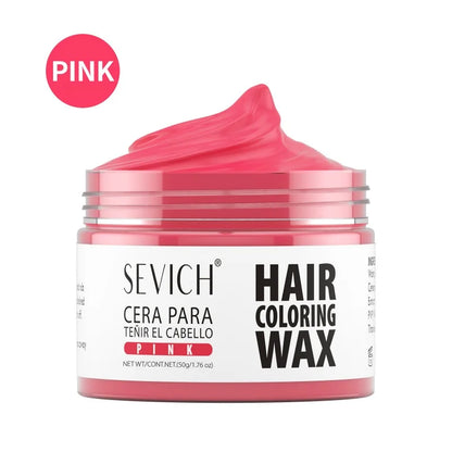 SEVICH Hair Colour Wax Temporary DIY Hair Coloring Wax One-Time Long Lasting Hair Dye Mud Cream Christmas Hair Styling Products - ShoreCo.Shop