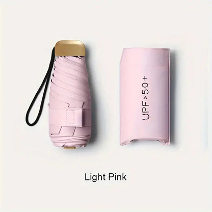 Ultra-Light UV Protection Umbrella - Compact, Foldable Design With Stainless Steel Handle For Sun & Rain, Durable 190T Canopy    Your Coastal Marketplace | Shoreshopper.com
