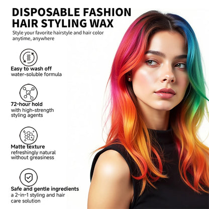 SEVICH Hair Colour Wax Temporary DIY Hair Coloring Wax One-Time Long Lasting Hair Dye Mud Cream Christmas Hair Styling Products - ShoreCo.Shop