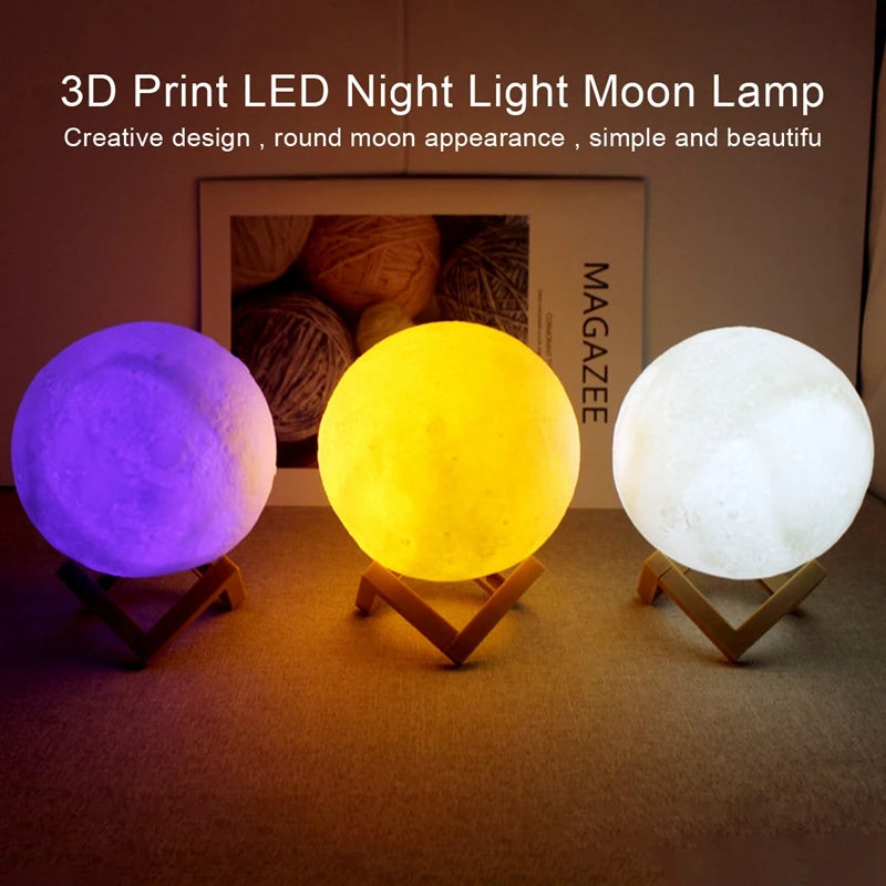 Book Light LED Moon Light Galaxy Light, Moon Night Light, Girl, Boy, Child Birthday Gift, Bedroom Decoration Indoor lighting - ShoreCo.Shop