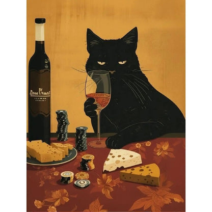 Canrichshop Black Cat Adult Paint by Number,Funny Bathing Cat Adults' Paint-by-Number Kits, Adults Beginners Unframed    Home Decor Supply | Online Retail | ShoreShopper.com