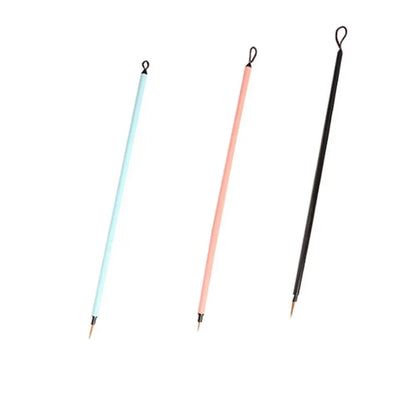 3pcs Art Supplies Pointed Tip Detail Paint Brush Soft Hair Slim Hook Line Brush Steels Handle Drawing Brush Oil Drawing    Home Decor Supply | Online Retail | ShoreShopper.com