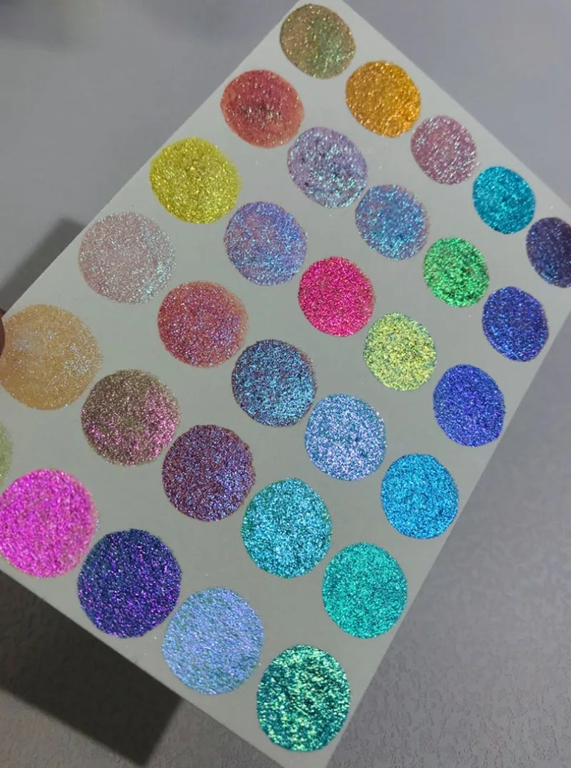 30 Color Conventional Color-changing Pearlescent Pigment Hand-painted Water Color Creation Calligraphy Painting Art Pigment    Home Decor Supply | Online Retail | ShoreShopper.com