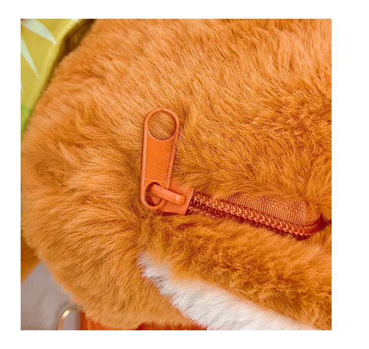 New Zootopia Doll Crossbody Bag Cartoon Judy Hopps Shoulder Bag Holiday Gift Large Capacity Portable Storage Commuter Bag - ShoreCo.Shop