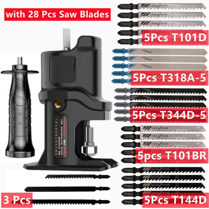 Portable Reciprocating Saw Adapter Electric Drill Modified Electric JigSaw Curve Saw Power Tool for Wood PVC Steel Pipe Cutting    Home Decor Supply | Online Retail | ShoreShopper.com