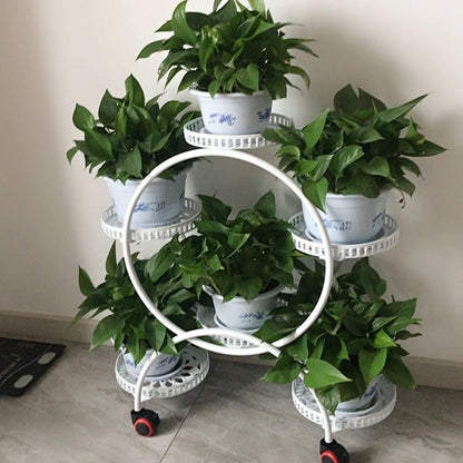 Metal Plant Stands 6 Pots Plants Flower Stand for Patio Garden Living Room Corner Balcony Bedroom Black / White    Home Decor Supply | Online Retail | ShoreShopper.com