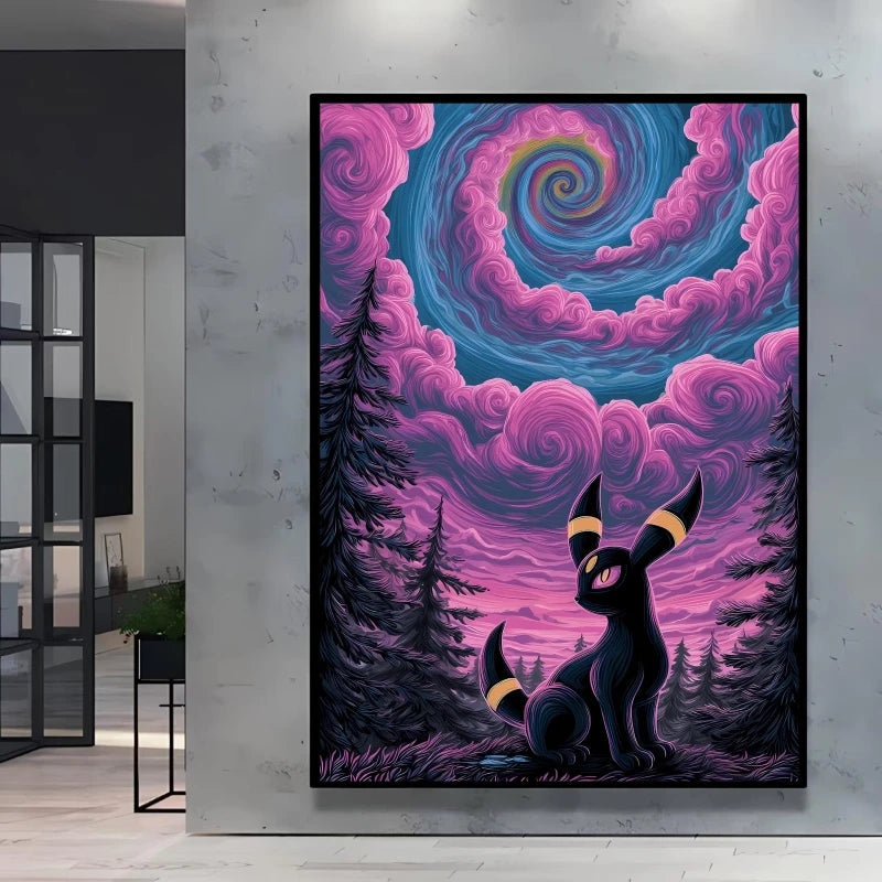 Van Gogh Style Pokemon Pikachu Wall Decoration Multiple Characters Are Available Creating A Unique Artistic Space for Your Home    Home Decor Supply | Online Retail | ShoreShopper.com