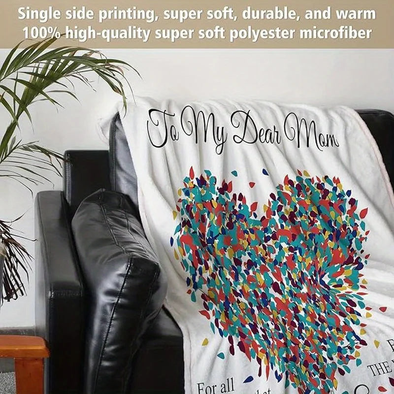 [Soft Flannel Mom Blanket] Super Soft Flannel Throw Blanket - Gifts for Mom from Daughter Son - Mom Birthday Gifts    Home Decor Supply | Online Retail | ShoreShopper.com