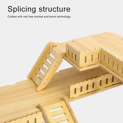 Hamster Habitat Décor Wooden Double-Layer Platform with Ladder Durable Pet Toy Accessory for Gerbil Guinea Pig and Small Animals    Home Decor Supply | Online Retail | ShoreShopper.com