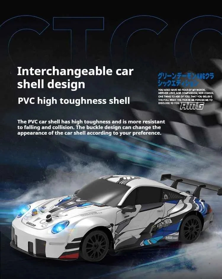 RC Drift Car 1/26 Realistic Race Car 4WD Mini RC Car 2.4Ghz Control Smooth Drifting Action Boys Toys RC 4x4 Fun for All