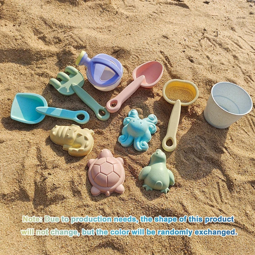 Beach Toy Set for Kids, Collapsible Silicone Bucket and Shovels Set with Sand Molds, Beach Essentials for Outdoor Play Summer    Your Coastal Marketplace | Shoreshopper.com