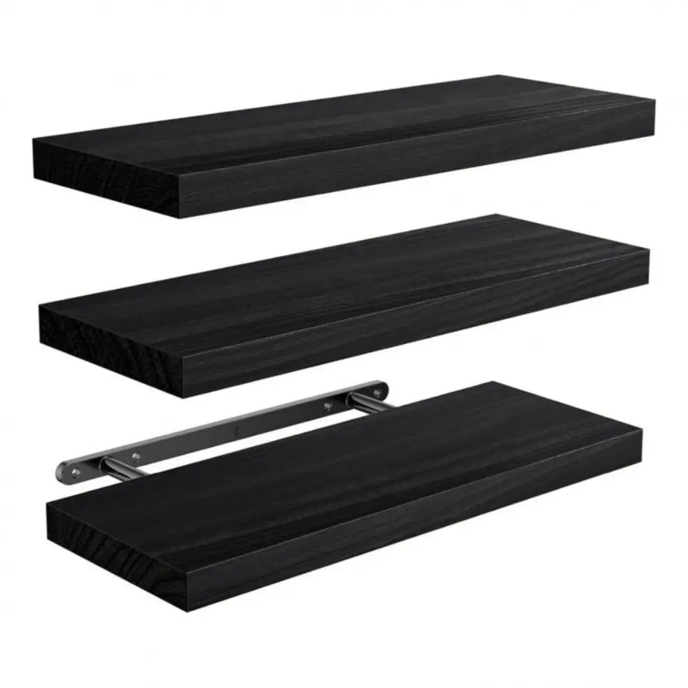 Solid Wood Solid Wooden Floating Shelves Wall Mounted Storage Rack Wall Mounted Bookshelf Floating Design Book Shelf    Home Decor Supply | Online Retail | ShoreShopper.com