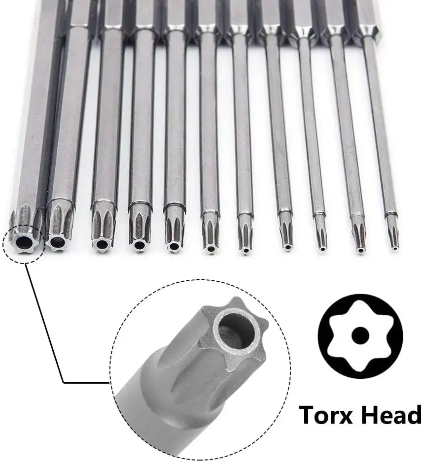 50-75-100mm Hollow Plum Blossom Extended S2 Bit Hexagon Handle Screwdriver Bit Screwdriver Tool Set    Home Decor Supply | Online Retail | ShoreShopper.com