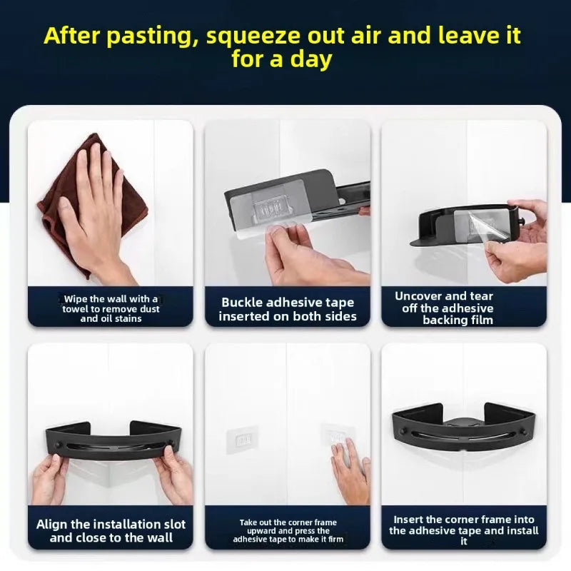 3/2/1 PCS Strong Adhesive No Drill Shower Shelf Storage Upgraded Waterproof Bathroom Organizer Shampoo & Towel Holder Wall Mount    Home Decor Supply | Online Retail | ShoreShopper.com