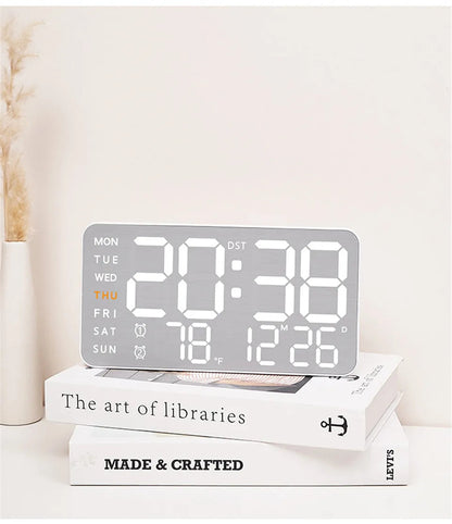 Mirror Brushed Finish Wall Clock Premium Modern Home Wall Clock    Home Decor Supply | Online Retail | ShoreShopper.com