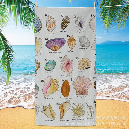 Beach Turtle Animal Printed Beach Towel, Quick Drying Absorbent Beach Towel Outdoor Sports Swimming Beach Towel Face Towel Towel    Your Coastal Marketplace | Shoreshopper.com