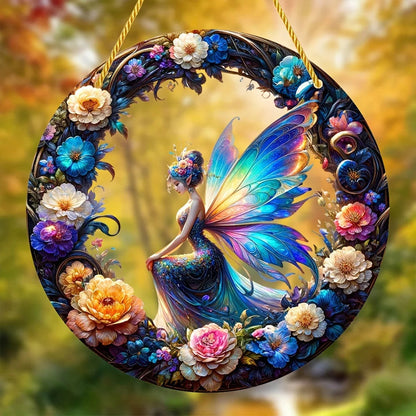 Enchanting Elf Fairy Acrylic Sun Catcher Window Door Display, Seasonal Summer Decor - for Home, Bar, for Daily Christmas Decor    Your Coastal Marketplace | Shoreshopper.com