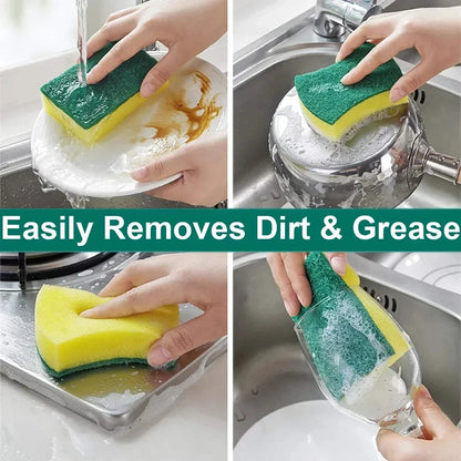Highly absorbent double-sided sponge magic cleaning pot rust sponge cleaning brush kitchen cleaning tool    Home Decor Supply | Online Retail | ShoreShopper.com