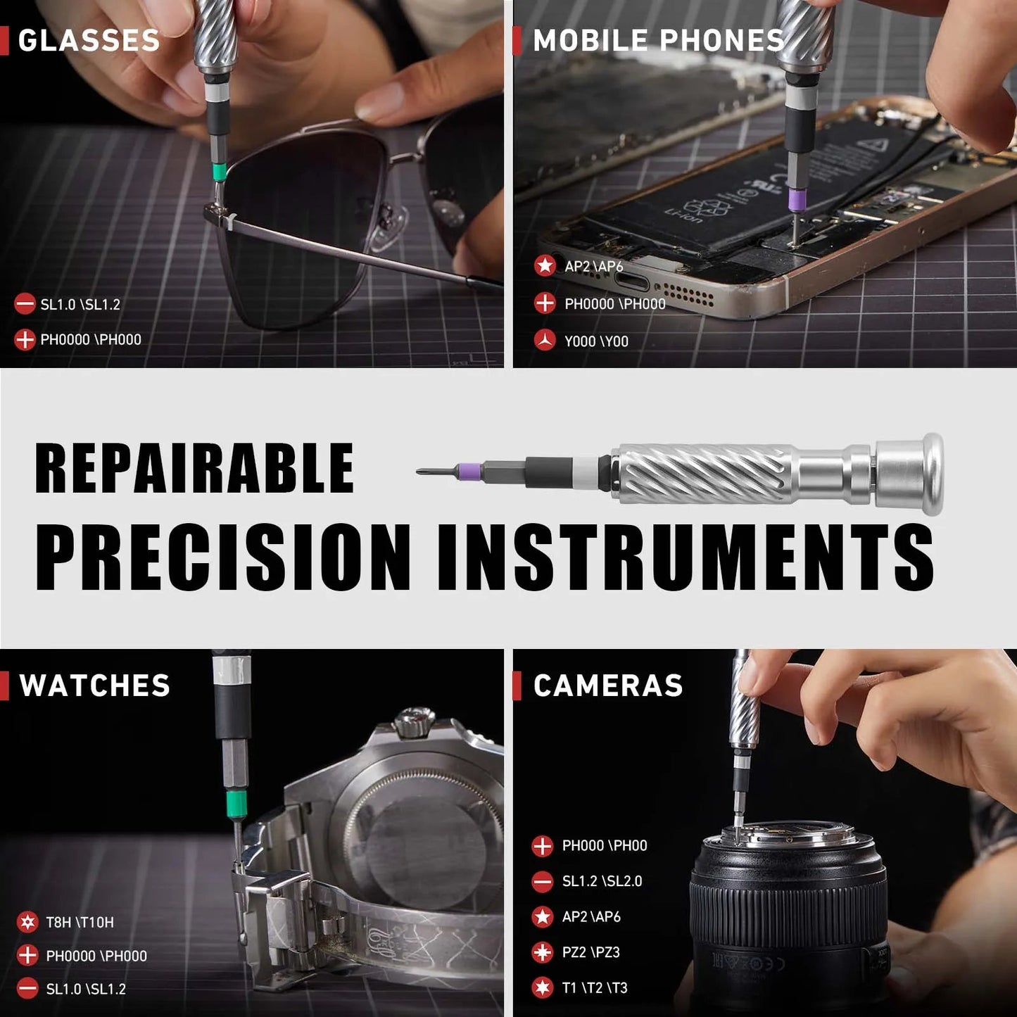 VMAN 66in1 Multifunction Ratchet Screwdriver Set Multi Magnetic Bits Mini Repair Tool Kit Household Tool For PC & Desk Etc.    Home Decor Supply | Online Retail | ShoreShopper.com