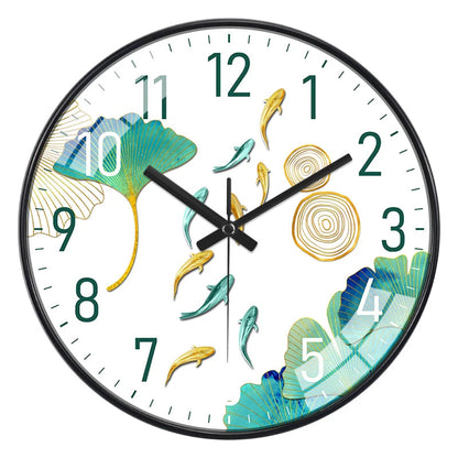 Simple Luxury Quartz Clock Hanging Wall Fish Decoration Modern Style Restaurant Living Room Home Decor Clock 8 10 12 Inche    Home Decor Supply | Online Retail | ShoreShopper.com