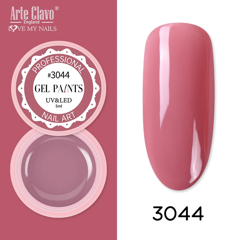Arte Clavo Painting Gel 72 Colors 5ml Professional Nail Paint Color Gel Polish For Nail Art UV Gel Lacquer Gel Top Coat Manicure    Home Decor Supply | Online Retail | ShoreShopper.com