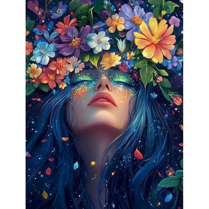 Paint By Number Woman Drawing on Canvas HandPainted Art Gift DIY Pictures By Number Flower Girl Kits Home Decoration    Home Decor Supply | Online Retail | ShoreShopper.com